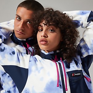 Unisex Ascent 91 Fleece - Light Purple / White