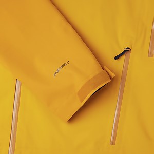 Men's Kember Vented Waterproof Jacket - Yellow / Brown