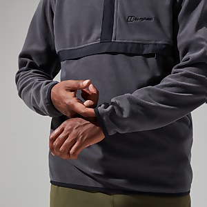 Men's Aslam Micro Half Zip Fleece - Grey/Black