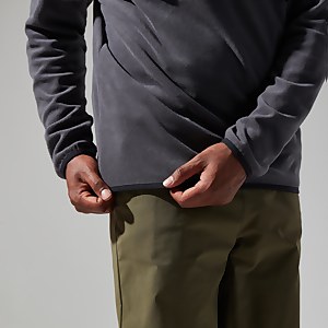 Men's Aslam Micro Half Zip Fleece - Grey/Black