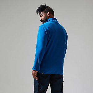 Men's Aslam Micro Half Zip Fleece - Blue/Dark Blue