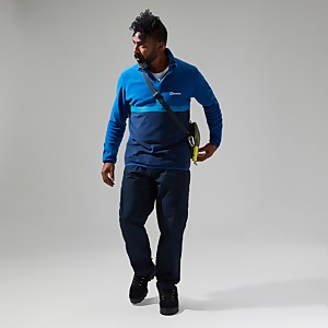 Men's Aslam Micro Half Zip Fleece - Blue/Dark Blue