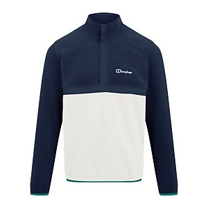 Men's Aslam Micro Half Zip Fleece - Dark Blue / White