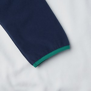Men's Aslam Micro Half Zip Fleece - Dark Blue / White