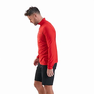 Men's 24/7 Zip Baselayer - Red