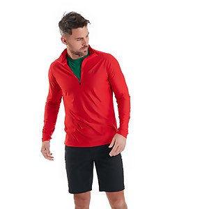 Men's 24/7 Zip Baselayer - Red