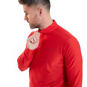 Men's 24/7 Zip Baselayer - Red