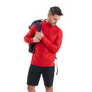 Men's 24/7 Zip Baselayer - Red
