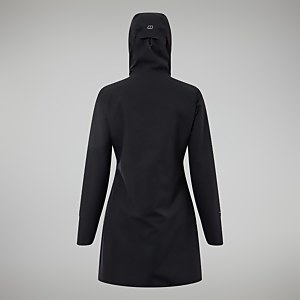 Omeara Lange Jacken für Damen - Schwarz