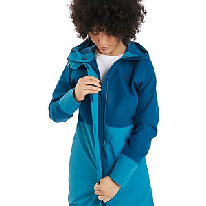 Women's Omeara Long Waterproof Jacket - Blue