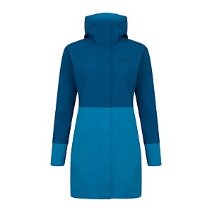 Women's Omeara Long Waterproof Jacket - Blue