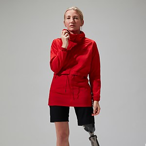Women's Milham Windproof Jacket - Red