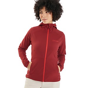 Women's Arrina Hooded Fleece - Red