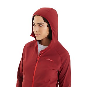Women's Arrina Hooded Fleece - Red