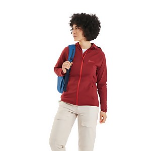 Women's Arrina Hooded Fleece - Red