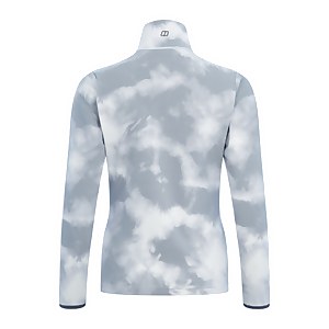 Women's Navala Fleece Half Zip - Light Grey / White