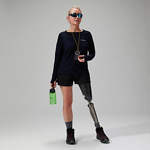 Women's Nesna Long Sleeve Crew Dark Blue - 8