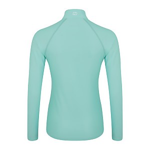 Women's 24/7 Long Sleeve Zip Base Layer - Light Green