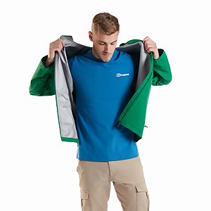 Men's Organic Front & Back Logo T-Shirt Blue
