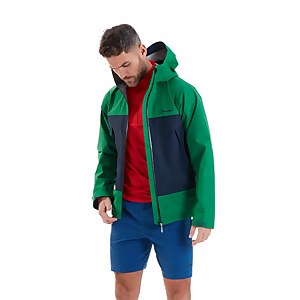 Men's Paclite Dynak Gore-Tex Waterproof Jacket - Green / Dark Blue