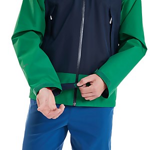 Men's Paclite Dynak Gore-Tex Waterproof Jacket - Green / Dark Blue