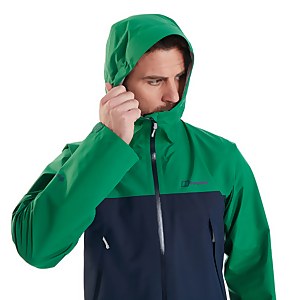 Men's Paclite Dynak Gore-Tex Waterproof Jacket - Green / Dark Blue