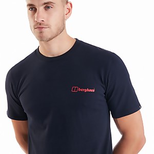 Men's Organic Colour Logo T-Shirt Navy