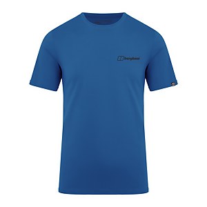 Men's Organic Colour Logo T Shirt Blue - XS