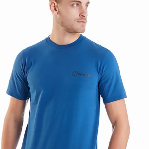 Men's Organic Colour Logo T-Shirt Blue