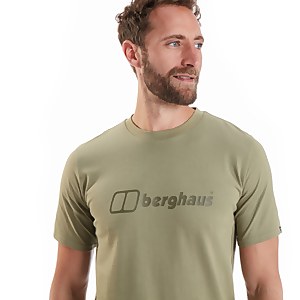 Organic Big Colour Logo T Shirt für Herren - Grün