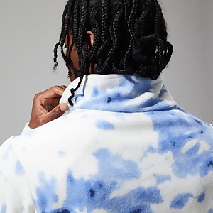Unisex Prism Print Trango Half-zip Fleece - Light Purple / White