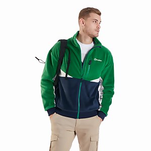 Men's Retrorise Fleece Jacket - Green / Blue