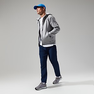 Logo Full Zip Hoodie für Herren - Dunkelgrau