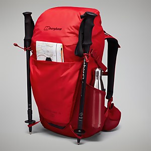 Unisex Remote Hike 35 Rucsac - Red/Dark Red
