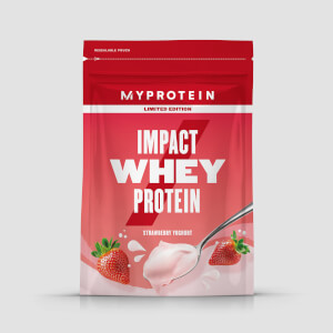 Myprotein Impact Whey Protein, Strawberry Yoghurt, 1kg
