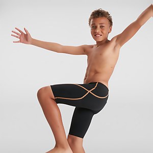 Boys' Fastskin LZR Racer X Jammer Black/Gold