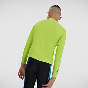 Junior Logo Rash Top Green/Navy