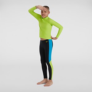 Junior Logo Rash Top Green/Navy