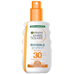 Garnier Ambre Solaire Invisible Protect Bronze Transparent SPF30  Sun Cream Spray 200ml