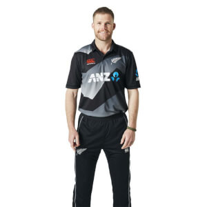 Men's Blackcaps Replica T20 Shirt in Silver