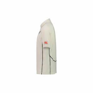 M BLACK CAPS REPLICA TEST SHIRT CRICKET CREAM