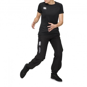 WOMENS CUFFED HEM STADIUM PANT BLACK