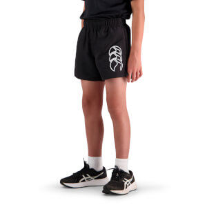 CANTERBURY KIDS LONG LENGTH TACTIC SHORT - BLACK