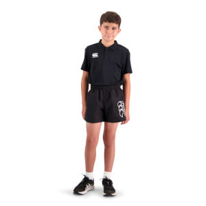CANTERBURY KIDS LONG LENGTH TACTIC SHORT - BLACK