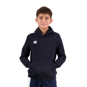 Kids Over Head Logo Hoodie in Navy-6YR