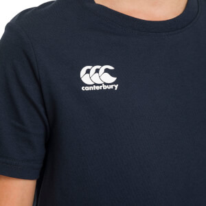 Kids Crew Neck Logo T-Shirt in Navy