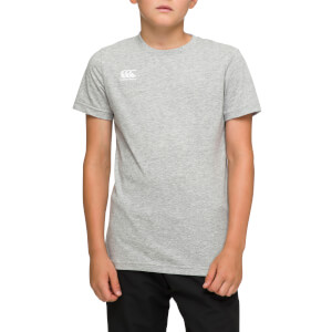 Kids Crew Neck Logo T-Shirt in Grey
