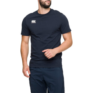 Mens Crew Neck Logo T-Shirt in Navy-S