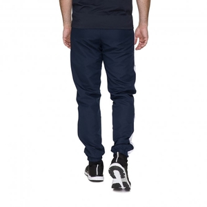 MENS STRIPE CUFFED TRACKPANT NAVY