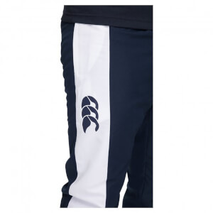 CANTERBURY Men's TAPER LEG STRIPE CUFFED TRACK PANT - NAVY